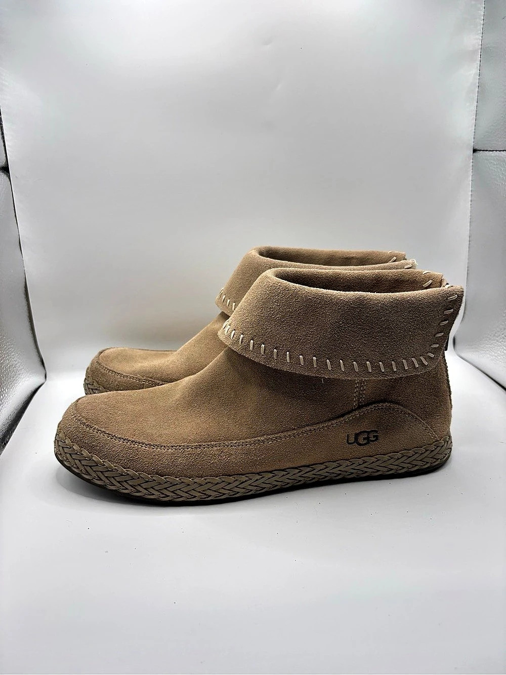 UGG Varney Boot Suede Ankle Boots Brown US 5.5